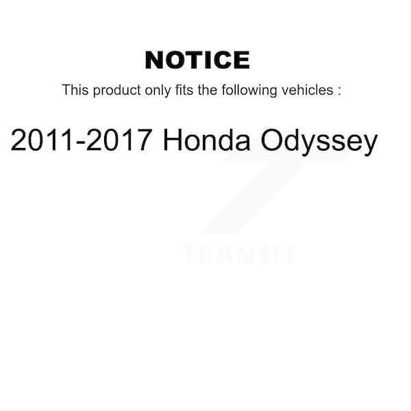 Front Wheel Bearing Hub Assembly For 2011-2017 Honda Odyssey